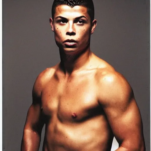 Prompt: ronaldo nazario portrait by mario testino, year 2 0 0 0