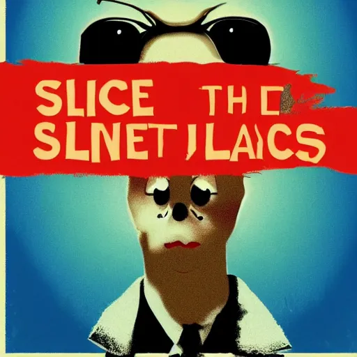 Image similar to the movie poster for silence of the lambs in the style of Dr. Seuss