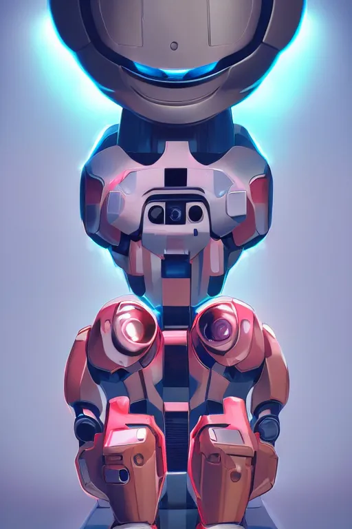 Image similar to metabots medabots medarotto medarot robot minimalist comics helmet mask neon cybereye, behance hd by jesper ejsing, by rhads, makoto shinkai and lois van baarle, ilya kuvshinov, rossdraws global illumination ray tracing hdr radiating a glowing aura