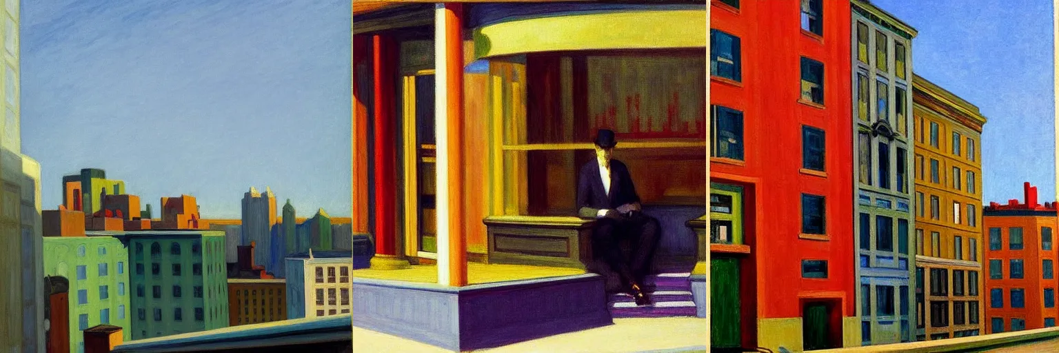 Image similar to Montreal by Edward Hopper