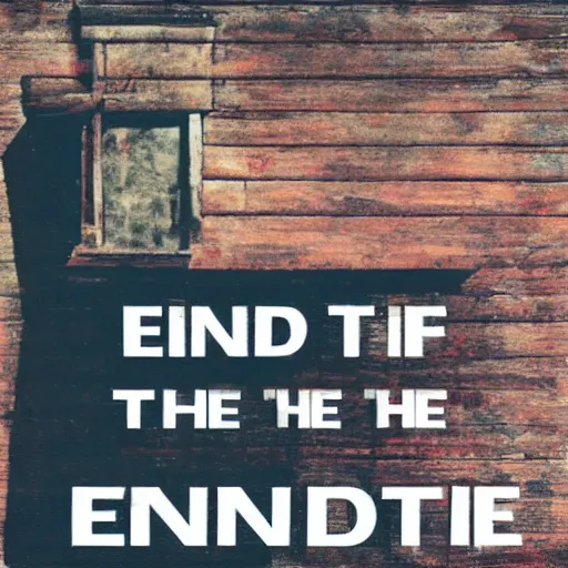 Prompt: end of the line