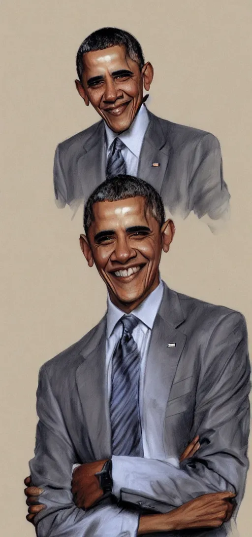 Image similar to barack obama drawing by steve huston, wallpaper