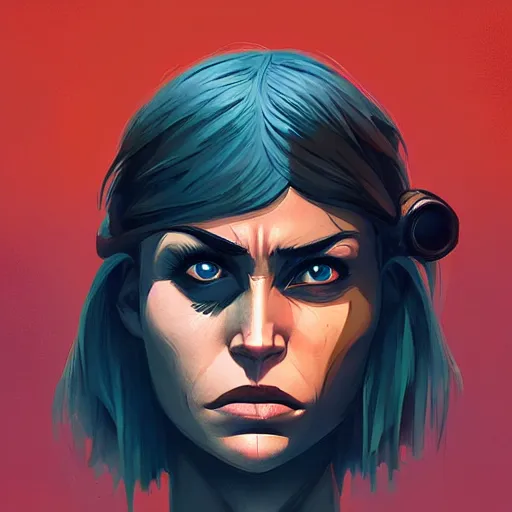 Image similar to face icon stylized minimalist mad max : fury road, loftis, cory behance hd by jesper ejsing, by rhads, makoto shinkai and lois van baarle, ilya kuvshinov, rossdraws global illumination