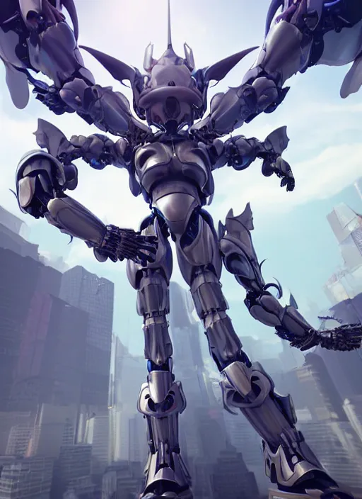 Prompt: extremely detailed upward cinematic shot of a giant goddess, a 1000 meter tall beautiful perfect stunning hot anthropomorphic robot mecha female dragon, OLED visor for eyes, metal ears, silver sharp streamlined armor, sharp robot dragon paws, sharp claws, walking on top of a tiny city, towering high up over your view, legs taking your pov, camera looking up between her legs, thick smooth warframe legs looming over towers, stepping on towers, stepping on the city, crushing buildings beneath her detailed sharp claws, camera looking up at her from the ground, fog rolling in, street view, worm's eye view, massive scale, epic proportions, epic shot, low shot, leg shot, dragon art, micro art, macro art, giantess art, macro, furry, giantess, goddess art, warframe fanart, furry art, furaffinity, digital art, high quality 3D realistic, DeviantArt, artstation, Eka's Portal, HD, depth of field