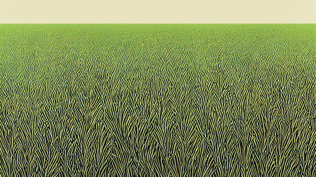 Image similar to sugar cane field, okinawa japan, a collage painting, in the style of wes anderson, lola dupre, david hockney, isolated on negative white space background dark monochrome neon fluorescent spraypaint accents volumetric octane render