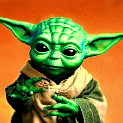 Image similar to baby yoda as a senator