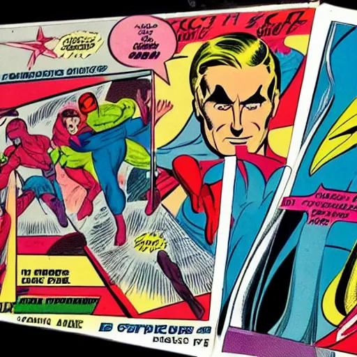 Image similar to silver age comics color palette