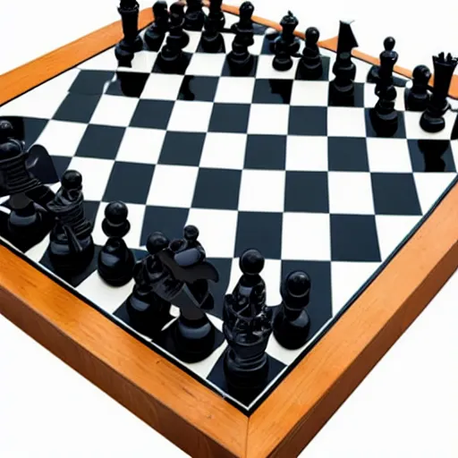 Prompt: breakdancer chess board