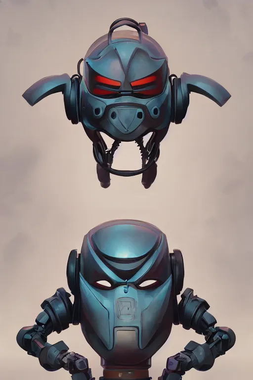 Image similar to epic mask helmet robot ninja portrait stylized as fornite style game design fanart by concept artist gervasio canda, behance hd by jesper ejsing, by rhads, makoto shinkai and lois van baarle, ilya kuvshinov, rossdraws global illumination radiating a glowing aura global illumination ray tracing hdr render in unreal engine 5