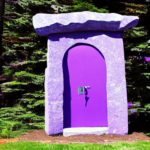 Image similar to a purple rock portal, craigslist photo
