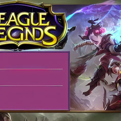 Prompt: The League of Legends client if it worked