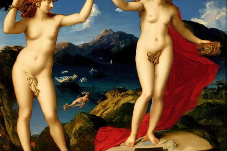 Image similar to aphrodite and venus