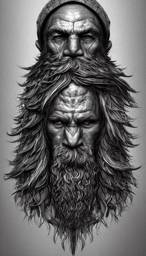 Prompt: the vlacksmith, very strong, muscular, big hammer, anvil, beard, cheeky, fame of thrones, fibonacci, sweat drops, intricate fashion clothing, insane, intricate, highly detailed, surrealistic, digital painting, artstation, concept art, smooth, sharp focus, illustration, Unreal Engine 5, 8K, art by artgerm and greg rutkowski and alphonse mucha