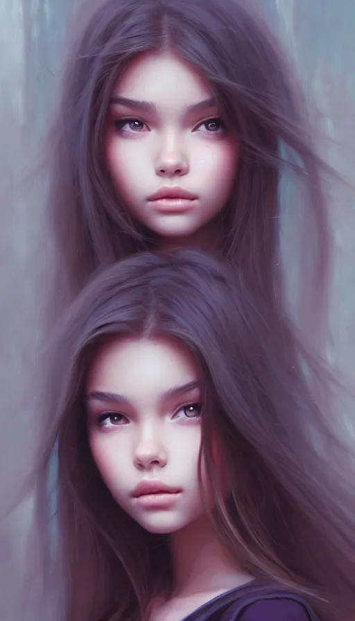 Image similar to madison beer girl portrait, made by stanley artgerm lau, wlop, rossdraws, james jean, andrei riabovitchev, marc simonetti, yoshitaka amano, beksinski artstation, cgsociety