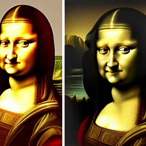 Prompt: real life monalisa