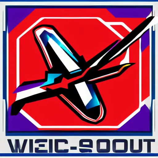 Prompt: vector logo from wipeout playstation svg