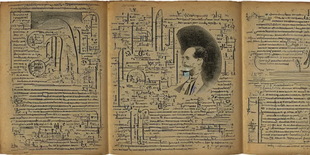 Prompt: a chemistry lab textbook in 1900 in the style of the voynich manuscript