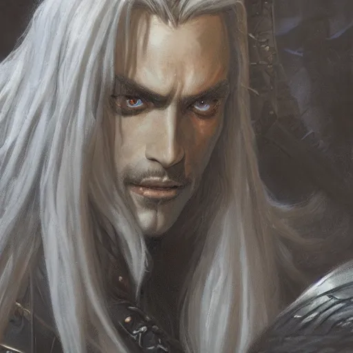 Prompt: alucard from castlevania as a realistic fantasy d & d character, close - up portrait art by donato giancola and greg rutkowski, realistic face, digital art, trending on artstation, 4 k