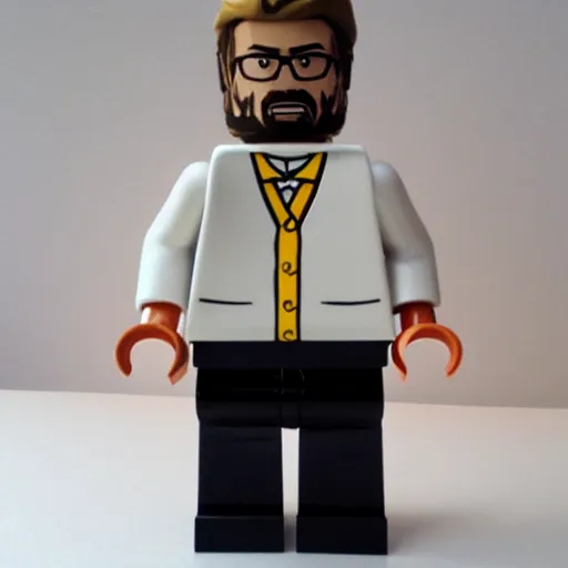 Prompt: Walter white as a Lego