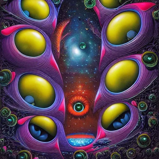 Image similar to by naoto hattori vantablack highly detailed. a beautiful print of a space battle with wild, bright colors.