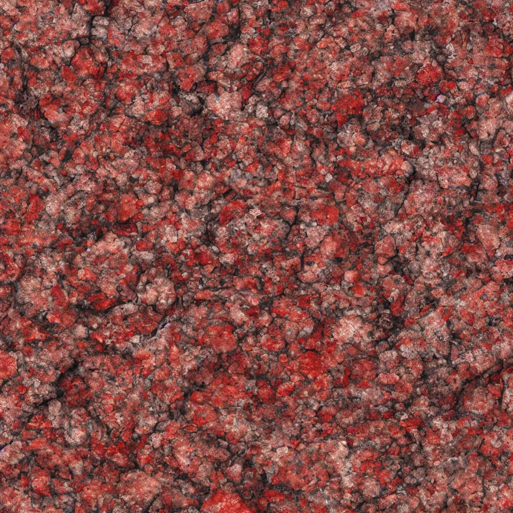 Prompt: red granite texture material, high definition, high detail, 8k, photorealistic