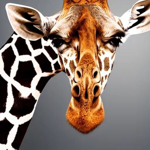 Image similar to photo of a giraffe wearing a tie