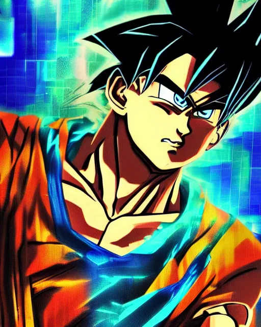 SPEED ART! PERFIL PARA SON GOKU! 