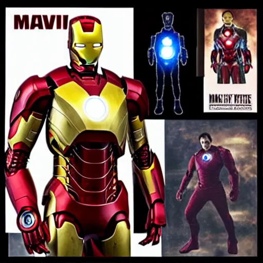 Image similar to harry potter wearing iron man suit, face showing, marvel movies quality, photorealistic, full body camera shot, dark atmosphere