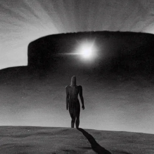 Prompt: movie still of god sun cyborg, cinematic composition, cinematic light, criterion collection, by david lynch