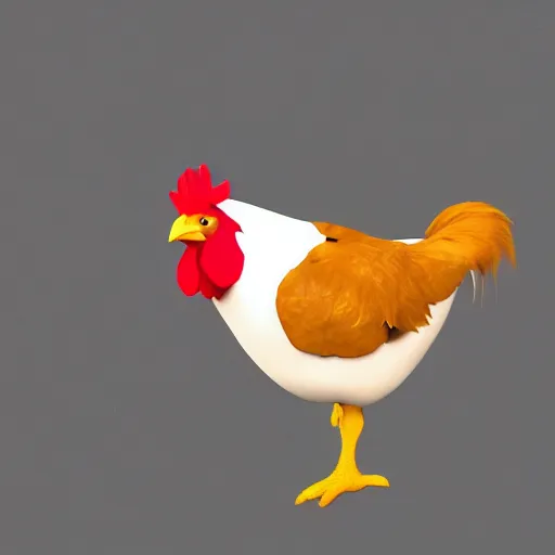 Image similar to a high quality photo of a chicken wearing a suit, 8k, artstation