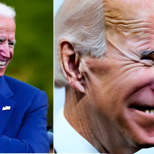 Image similar to joe biden transforms into sonic the hedgehog