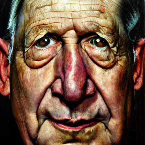 Image similar to high quality high detail painting by lucian freud, hd, david lynch, portrait, dramatic lighting