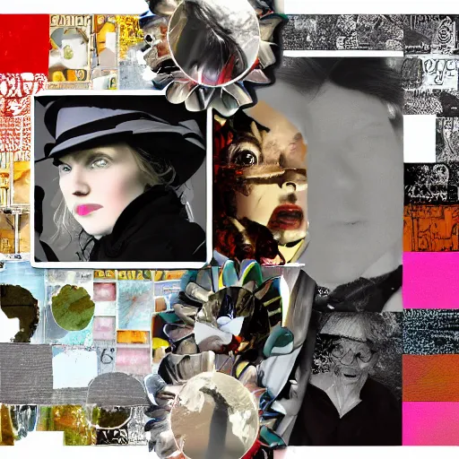 Image similar to overlayed digital media digital collage