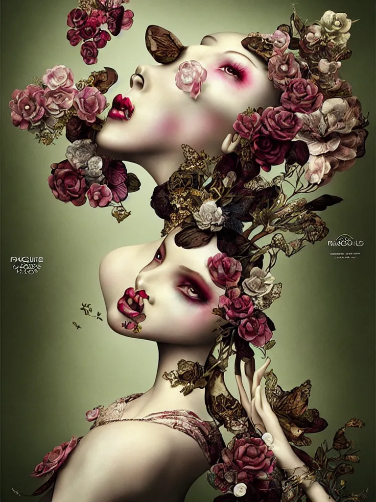 Image similar to fragrance advertising campaign by ray caesar, highly detailed, intricate