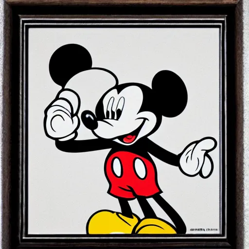 Image similar to mickey mouse