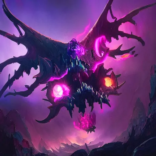 Image similar to flying skulls with violet fire trails, two fangs, violet theme, epic fantasy digital art style, fantasy artwork, by Greg Rutkowski, fantasy hearthstone card art style