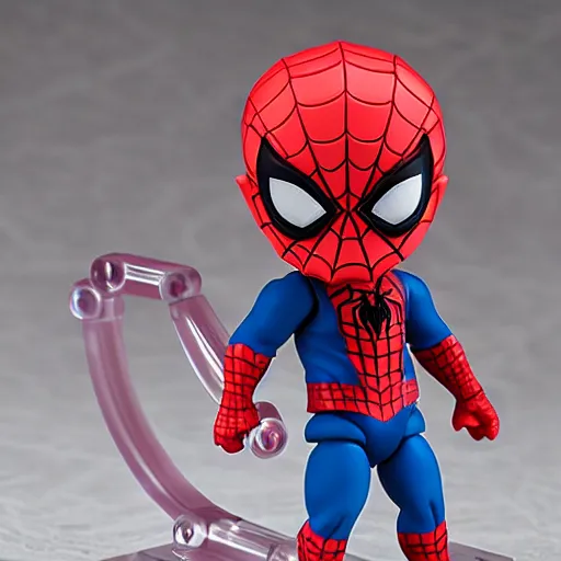 Prompt: spiderman nendoroid