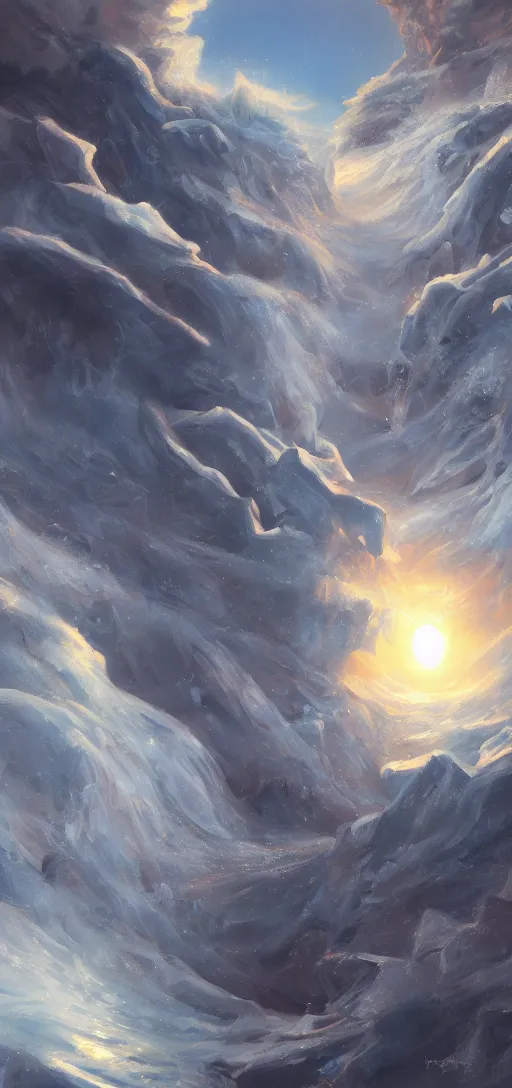 Prompt: ice sun, oil Painting, ultradetailed, artstation, ultradetailed, digital Painting,