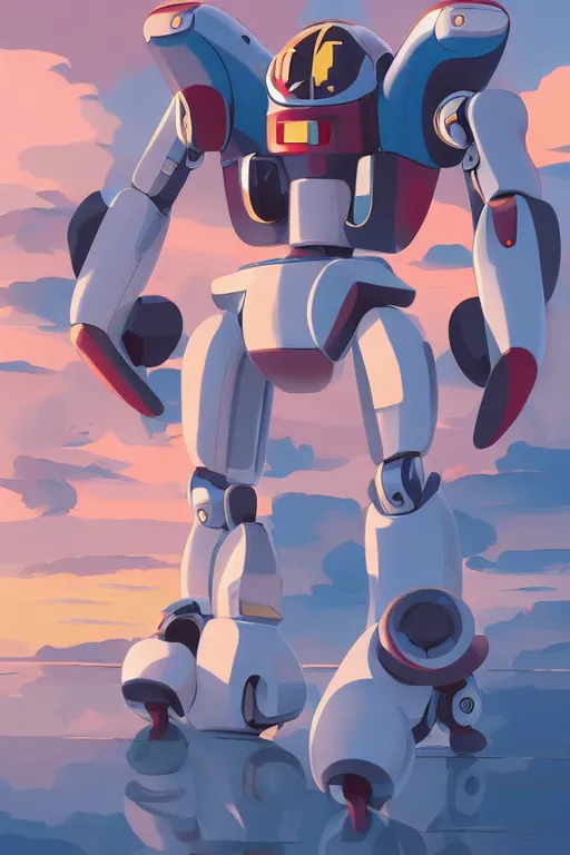 Image similar to metabots medabots medarotto medarot robot minimalist comics, behance hd by jesper ejsing, by rhads, makoto shinkai and lois van baarle, ilya kuvshinov, rossdraws global illumination ray tracing hdr radiating a glowing aura