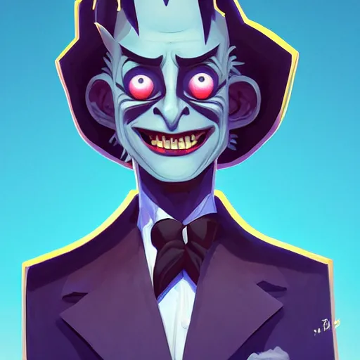 Image similar to face icon stylized minimalist beetlejuice, loftis, cory behance hd by jesper ejsing, by rhads, makoto shinkai and lois van baarle, ilya kuvshinov, rossdraws global illumination