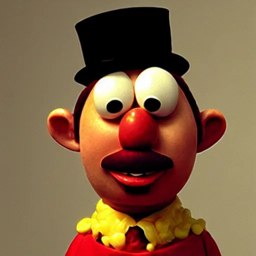 Prompt: Steve Buscemi as Mr. Potato Head,
