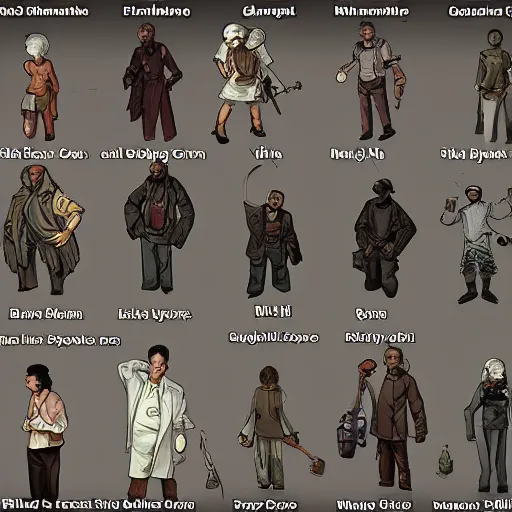 Image similar to disco elysium character art