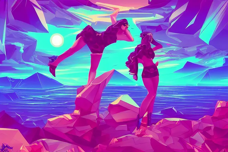 Image similar to gemstone, epic retrowave art trending on art station