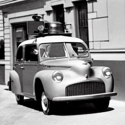 Image similar to google street view car ( 1 9 4 6 )