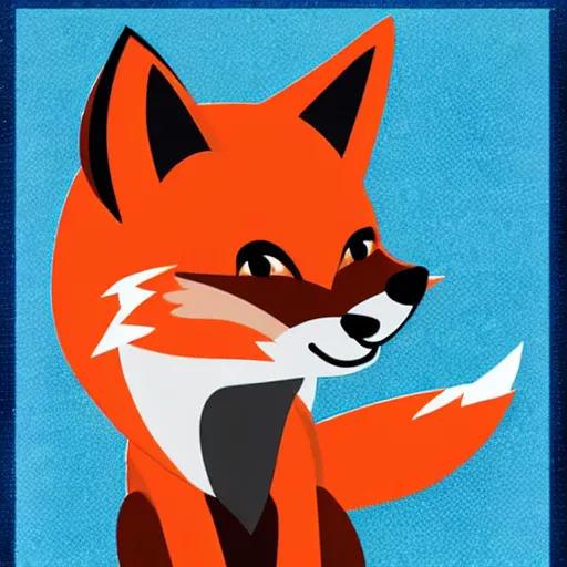 Prompt: mega fox as a fox