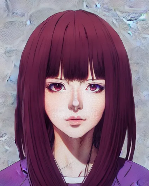 Image similar to portrait Anime girl as Alla Borisovna Pugacheva cute-fine-face, pretty face, realistic shaded Perfect face, fine details. Anime. realistic shaded lighting by Ilya Kuvshinov katsuhiro otomo ghost-in-the-shell, magali villeneuve, artgerm, rutkowski, WLOP Jeremy Lipkin and Giuseppe Dangelico Pino and Michael Garmash and Rob Rey