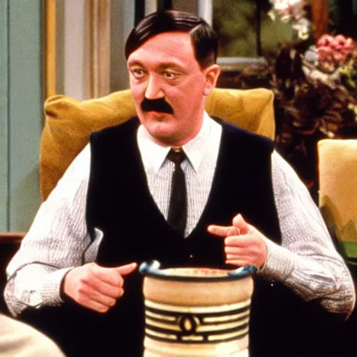 Image similar to hitler in friends sitcom