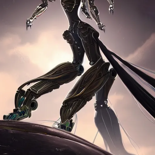 Image similar to highly detailed exquisite warframe fanart, worms eye view, looking up at a 500 foot tall beautiful saryn prime female warframe, as a stunning anthropomorphic robot female dragon, sleek smooth white plated armor, posing elegantly over your tiny form, unknowingly walking over you, you looking up from the ground between the robotic legs, detailed legs looming over your pov, proportionally accurate, anatomically correct, sharp claws, two arms, two legs, robot dragon feet, camera close to the legs and feet, giantess shot, upward shot, ground view shot, front shot, epic shot, high quality, captura, realistic, professional digital art, high end digital art, furry art, giantess art, anthro art, DeviantArt, artstation, Furaffinity, 3D, 8k HD render, epic lighting