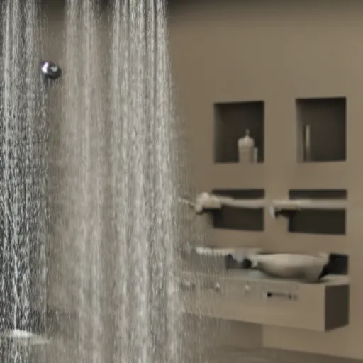 Image similar to Three old ladies shouting into a shower head, unreal engine, high detail