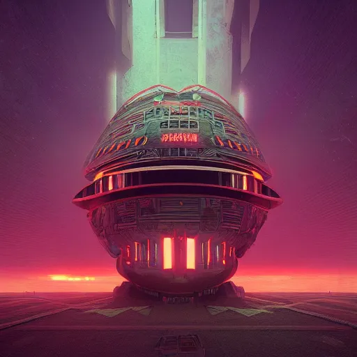 Prompt: valhalla by mad dog jones and beeple